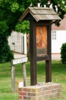 Village sign on Tye Green