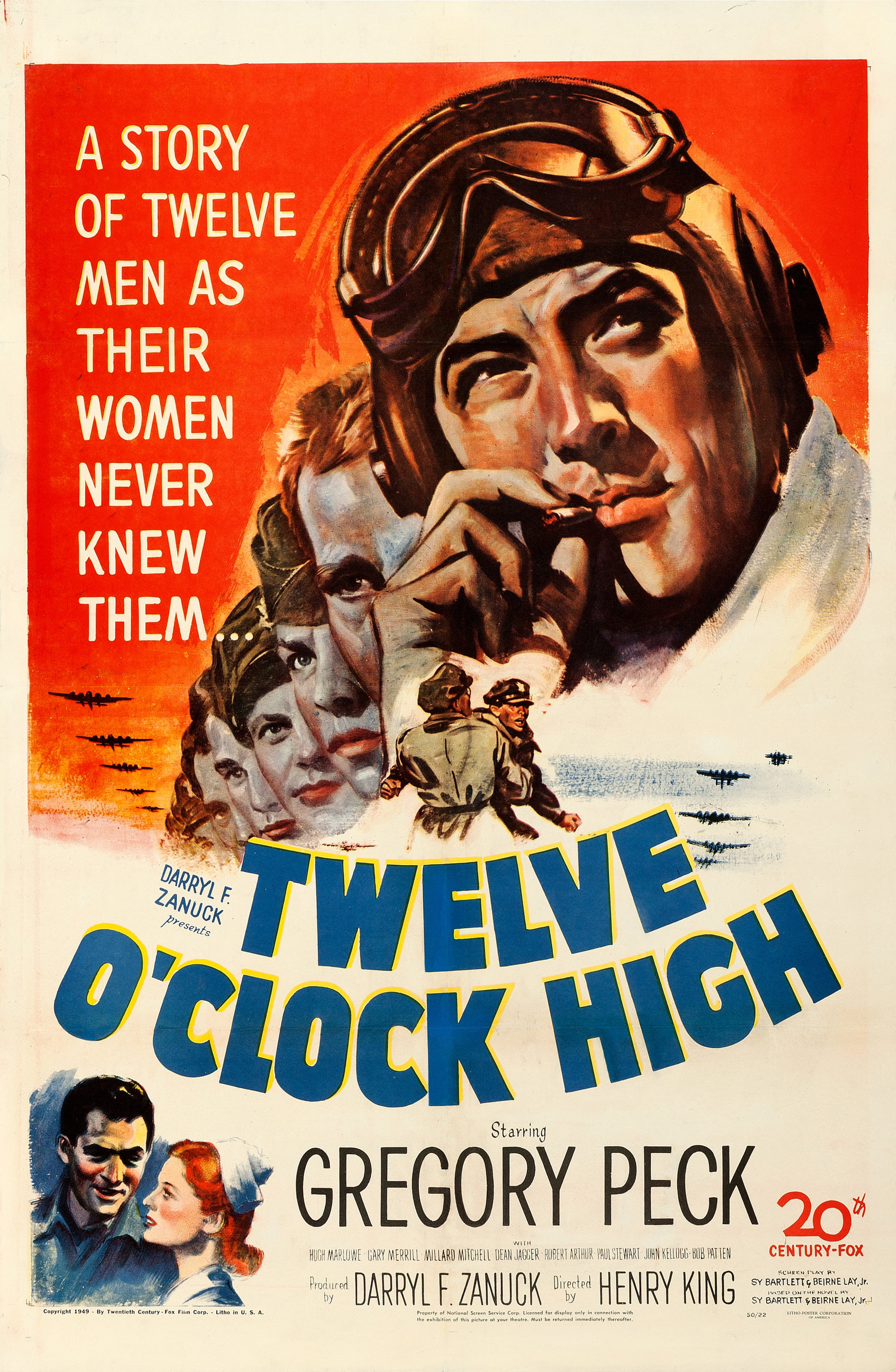 Twelve O'Clock High 1949 Poster